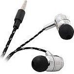 Наушники вакуумные SERTEC MX-17 WHITE/SILVER