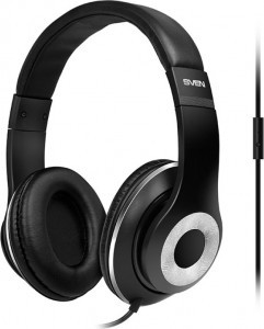 Sven AP-930M с микрофоном (черн/сер.)