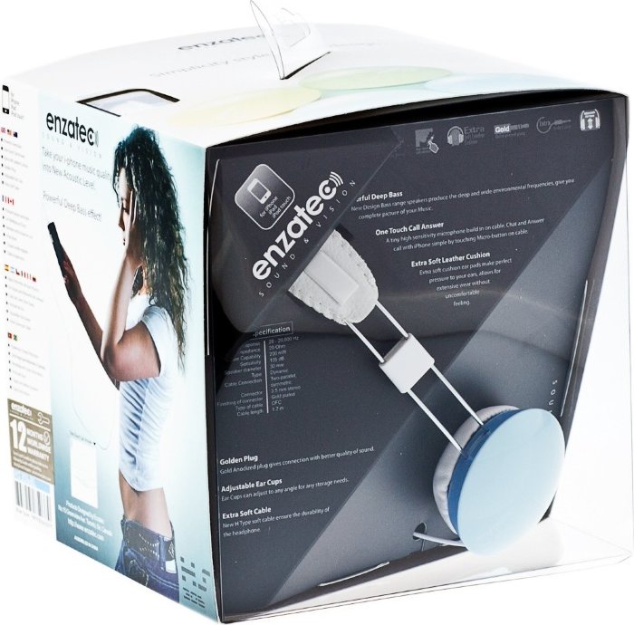 ENZATEC HS306BL I-phone (син.)