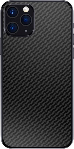 Защитная плёнка на заднюю панель Карбон (черный)