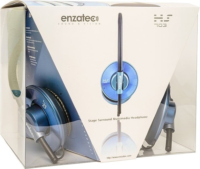 ENZATEC HS703BL с микрофоном (син.)