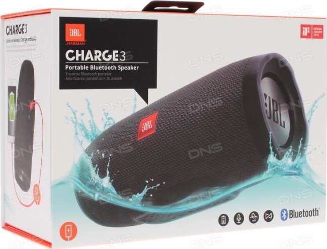 Портативная колонка Bluetooth JBL Charge 3i микс