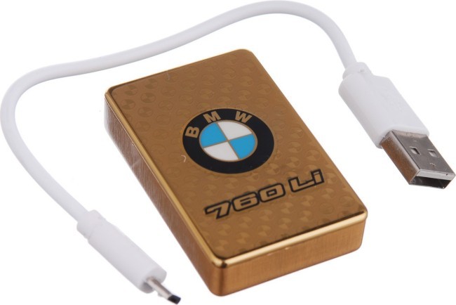 Электроимпульсная USB зажигалка с аккумлятором BMW