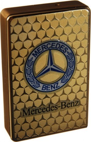 Электроимпульсная USB зажигалка с аккумлятором Mercedes Benz