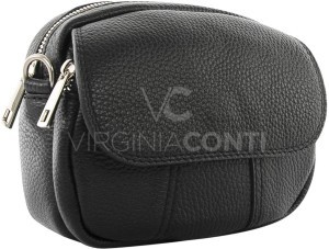 Сумка Virginia Conti мини овальная (Черный)
