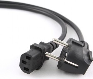 Кабель силовий Cablexpert PC-186-VDE, довжина 1.8 м, сертифікований VDE, 3*0.75 мм кв.