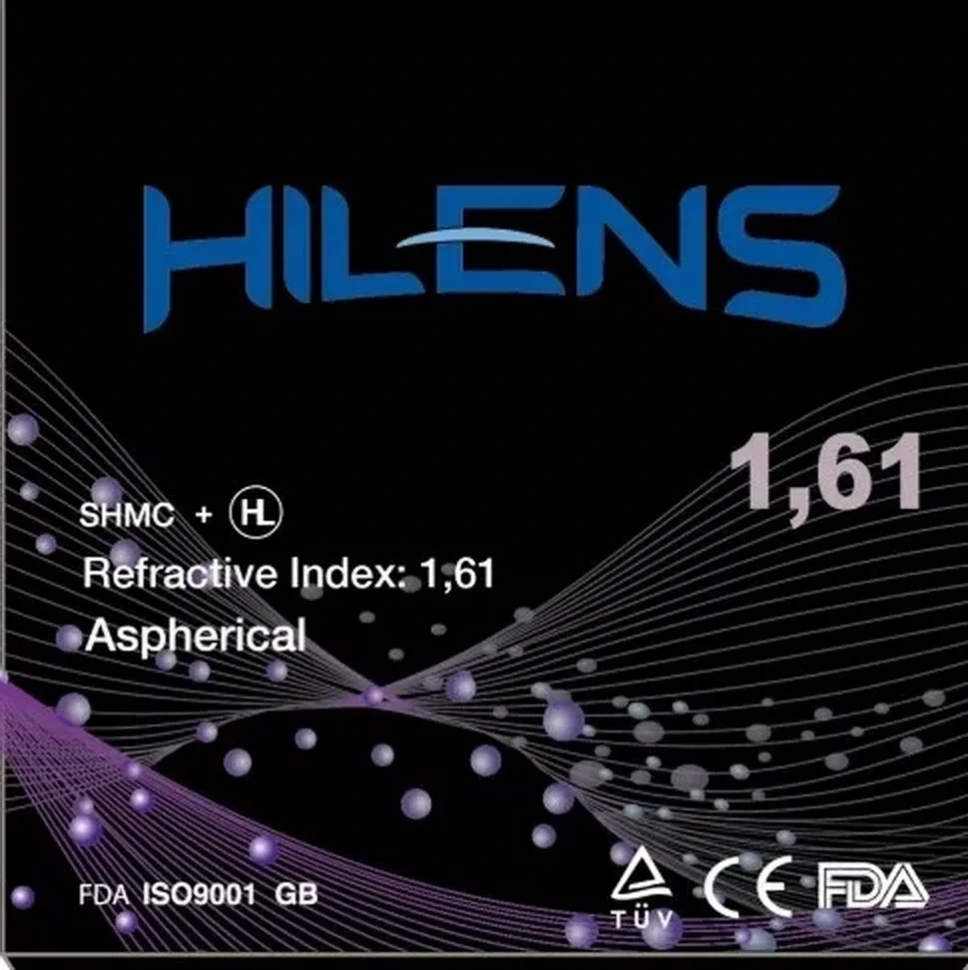 Окулярні лінзи Hilens 1,61 Aspheric SHMC Окулярні лінзи Hilens 1,61 Aspheric SHMC