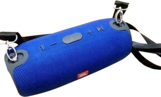 Портативная колонка Bluetooth JBL BT-6000 с ремешком Синий