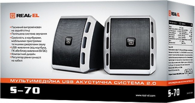 Колонки Real-EL S-70 Колонки Real-EL S-70