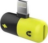 Переходник iPhone Xs/X/8/7 для зарядки и наушников 2в1