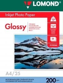 Бумага Lomond 200 г/м, гл., А4, 25л.