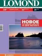 Бумага Lomond 220 г/м, гл./матт., А4, 25л. Бумага Lomond 220 г/м, гл./матт., А4, 25л.