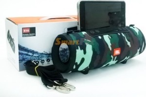 Портативная колонка Bluetooth JBL E16 с подставкой для телефона Камуфляжный
