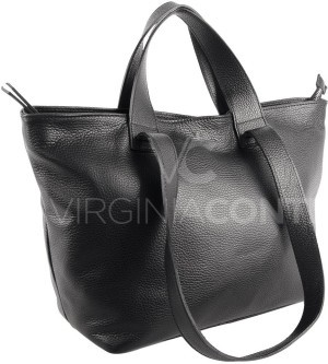 Сумка Virginia Conti мягкая две пары ручек (Черный)