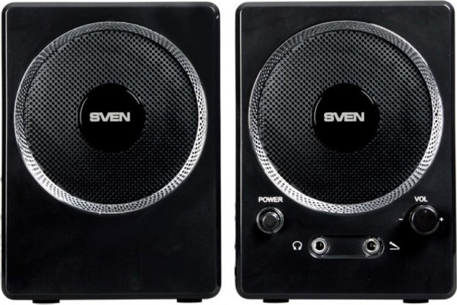 Акустична система 2.0 SVEN 247, потужність 2х2.0 Вт(RMS) чорний