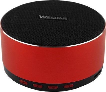 Акустична система з Bluetooth WESDAR K15 black+red