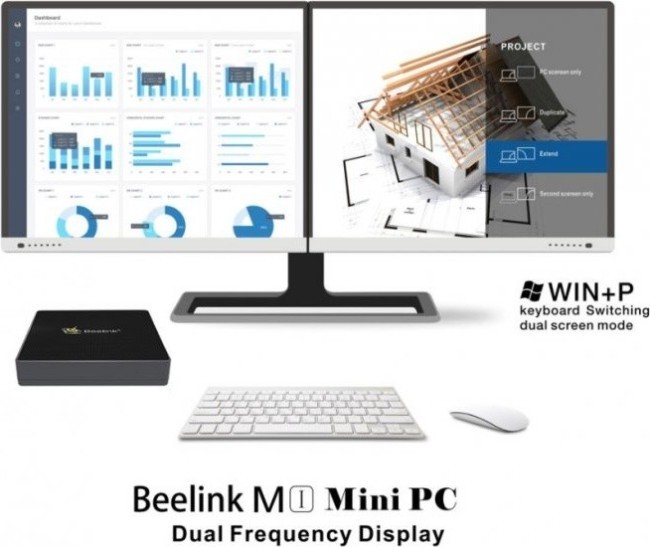 Мини ПК Beelink M1 Windows 10 (4Гб/64Гб)