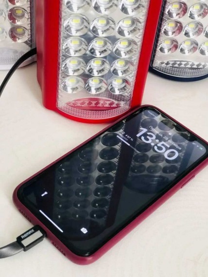 Ліхтар світильник Power Bank 30000mAh (3Ah) Almina D-2424 24LED