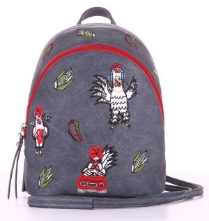 Мини-рюкзак женский Alba Soboni 180214 серый