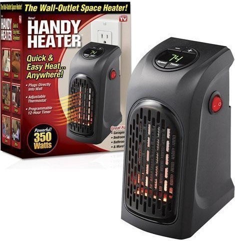 Тепловентилятор портативний Handy Heater Чорний