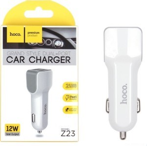 АЗУ Hoco Z23 (2.4A Dual USB ) white