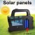Ліхтар світильник Power Bank R-6168+COB (сонячна батарея)