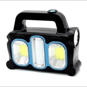 Фонарь светильник Power Bank R-6168+COB (солнечная батарея)