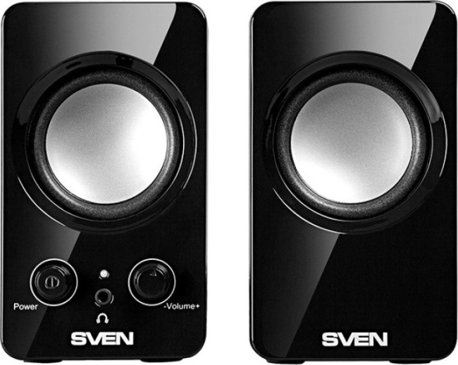 Акустична система 2.0 SVEN 354, потужність 2х2.0 Вт(RMS) чорний