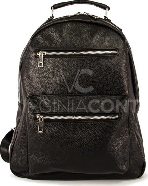 Рюкзак Virginia Conti карман+гор.молния (Черный)