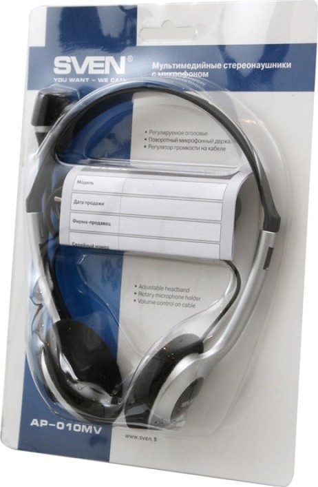 Навушники з мікрофоном SVEN AP-010MV