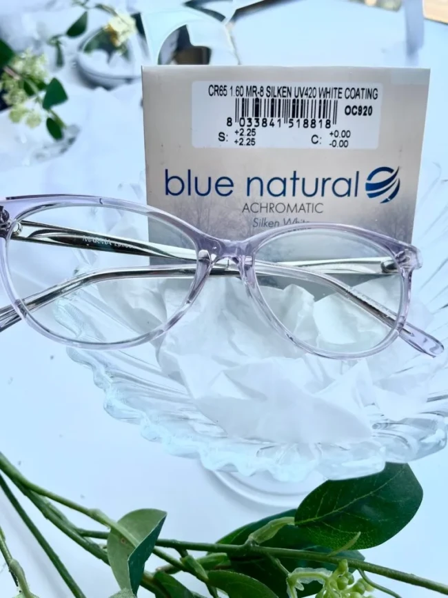 Окулярні лінзи Асферична лінза Silken White Blue Natural 1.61