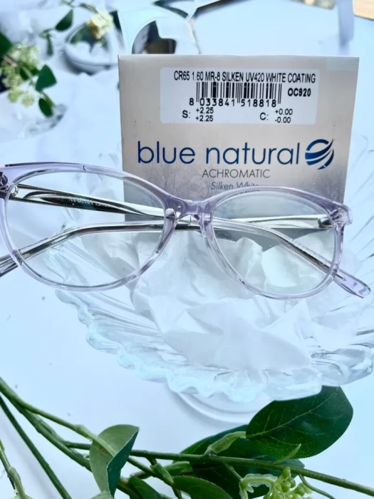 Окулярні лінзи Асферична лінза Silken White Blue Natural 1.61
