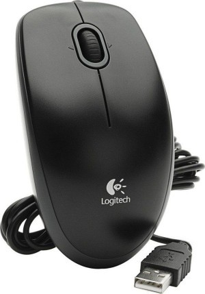 Мышь проводная B100 Logitech