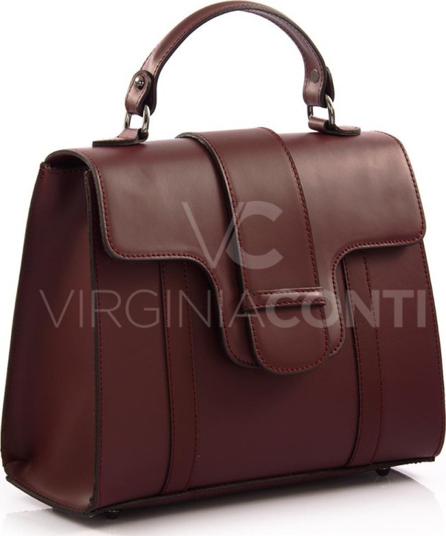 Сумка Virginia Conti фигурный клапан, слои (Бордовый)
