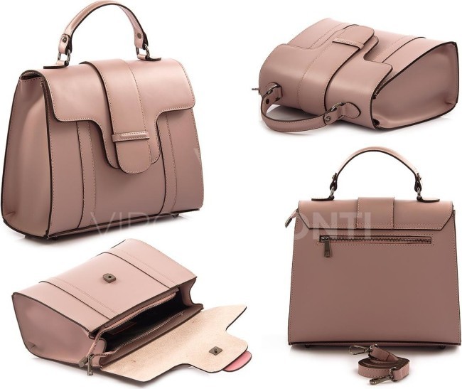 Сумка Virginia Conti фигурный клапан, слои (Бордовый)