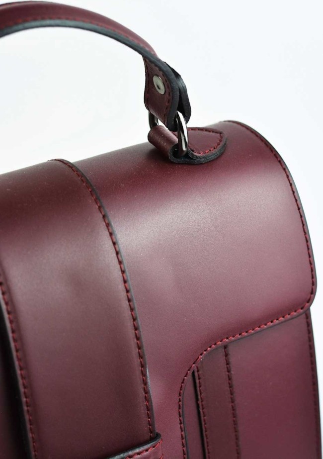Сумка Virginia Conti фигурный клапан, слои (Бордовый)