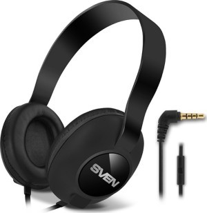 Мультимедійні стереонавушники з мікрофоном SVEN AP-310M, чорний