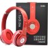 Наушники беспроводные S460 Красный (Bluetooth+SD card+FM+with cable)