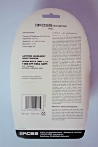 KOSS P16 earphones 40-20000Гц
