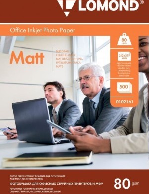 Бумага Lomond 80 г/м, матт/матт, А4 500л.