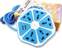 Сетевой удлиннитель с USB Hexagon socket RS29