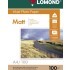 Бумага Lomond 100 г/м, Матт/матт. ,А4 100л.