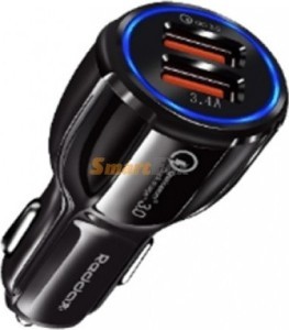 АЗУ 2USB REDDAX RDX-111 Qualcomm Quick Charge 3.0 USB BLACK АЗУ 2USB REDDAX RDX-111 Qualcomm Quick Charge 3.0 USB BLACK