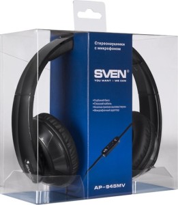 Навушники з мікрофоном SVEN AP-945MV та регулятором гучності