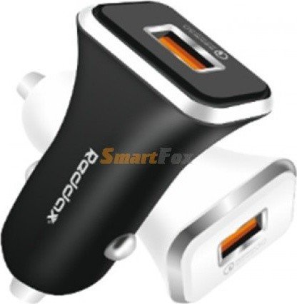АЗУ USB REDDAX RDX-112 Qualcomm Quick Charge 3.0 MICRO (V8) BLACK
