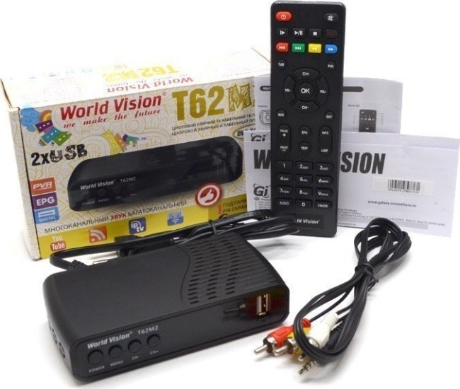 Приставка T2 World Vision T62M2