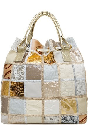 B5606 MADRAS Белая Кожа Сумка женская BRACCIALINI