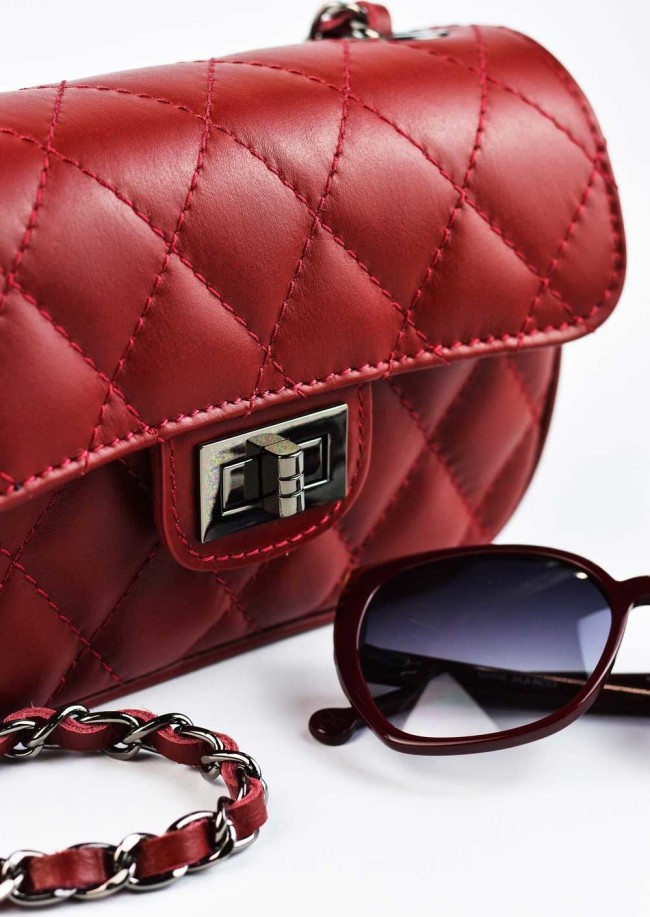 Клатч Virginia Conti Chanel маленький (Красный)