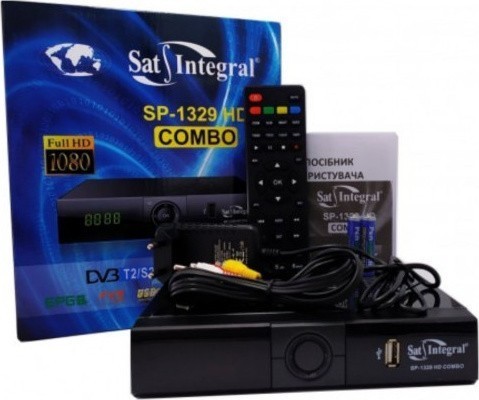 Приставка T2/S2 Sat-integral SP-1329 HD COMBO