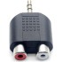Адаптер 3,5 мм M/2xRCA F